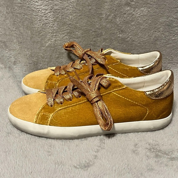 Sam Edelman Big Kids' Aubrie, Lace-Up Sneakers, Girls Size 3M Gold‎ NEW Youth - Picture 9 of 11